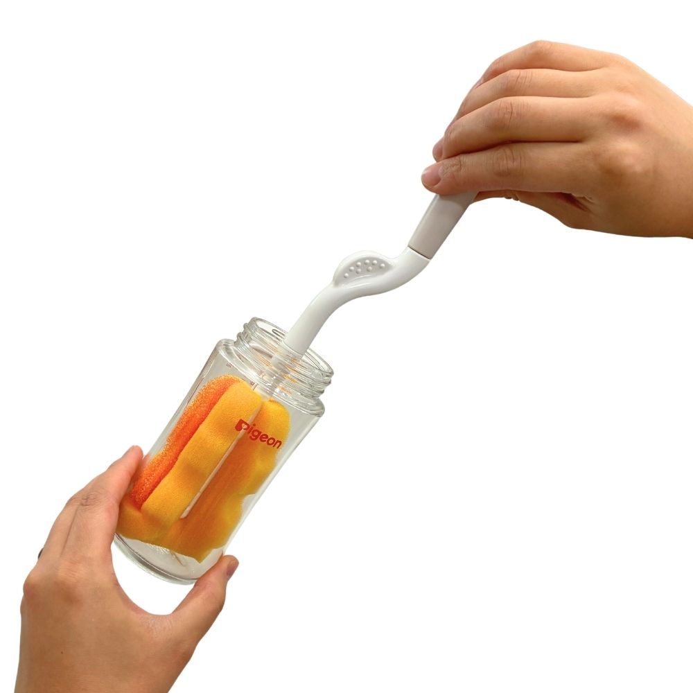 Cepillo giratorio para limpieza de mamaderas