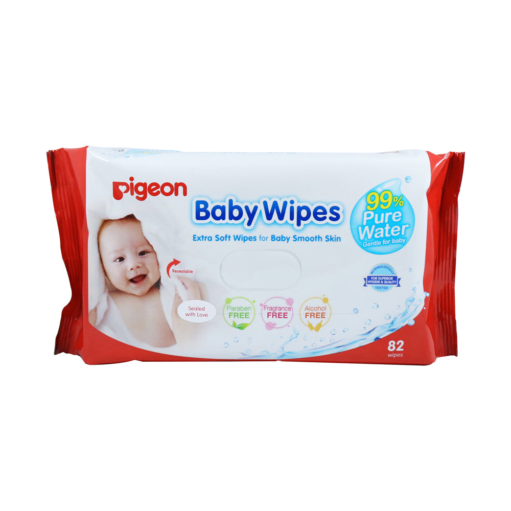 Toallitas Húmedas 99% Agua Pura - 3 X 82 Hojas