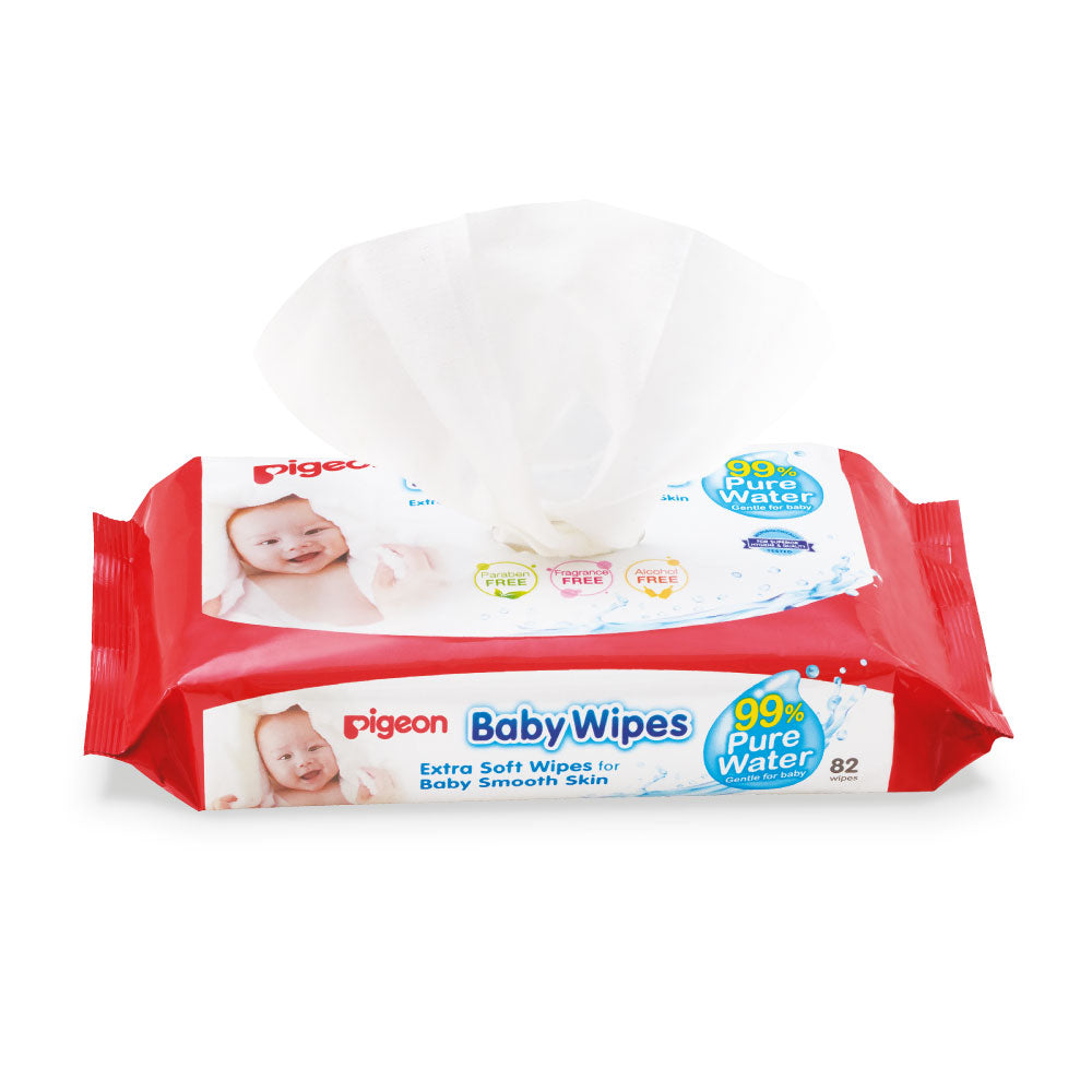 Toallitas Húmedas 99% Agua Pura - 3 X 82 Hojas