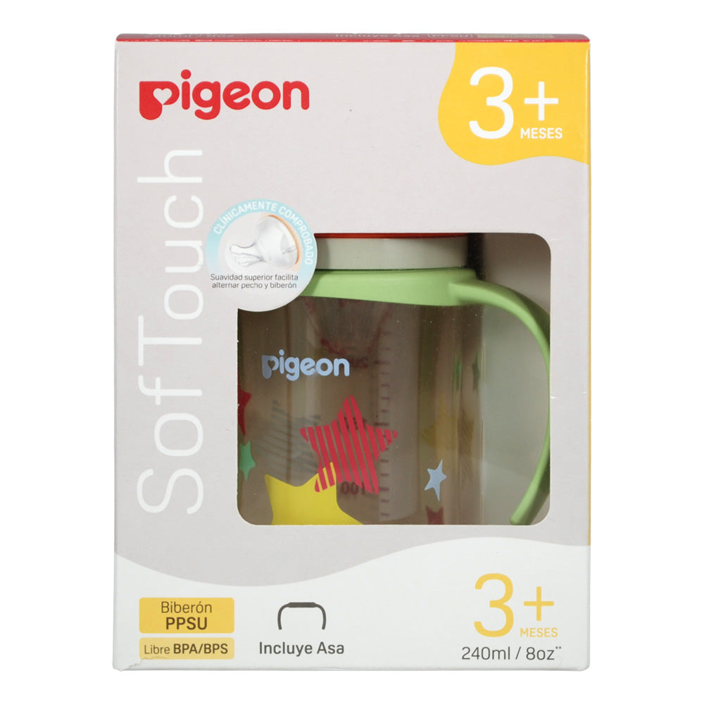 Biberon Softouch  Stars 1 con Asa 240 ml