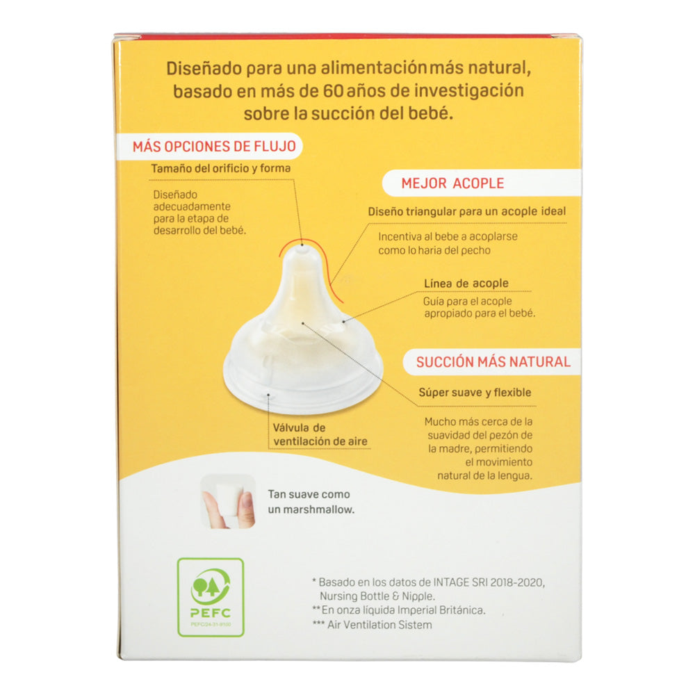 Biberon Softouch Pigeon Planets 1 con Asa 240 ML