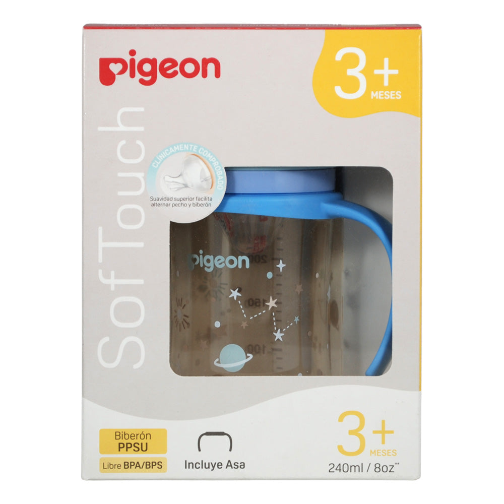 Mamadera Softouch  Planets 2 con Asa 240 ml