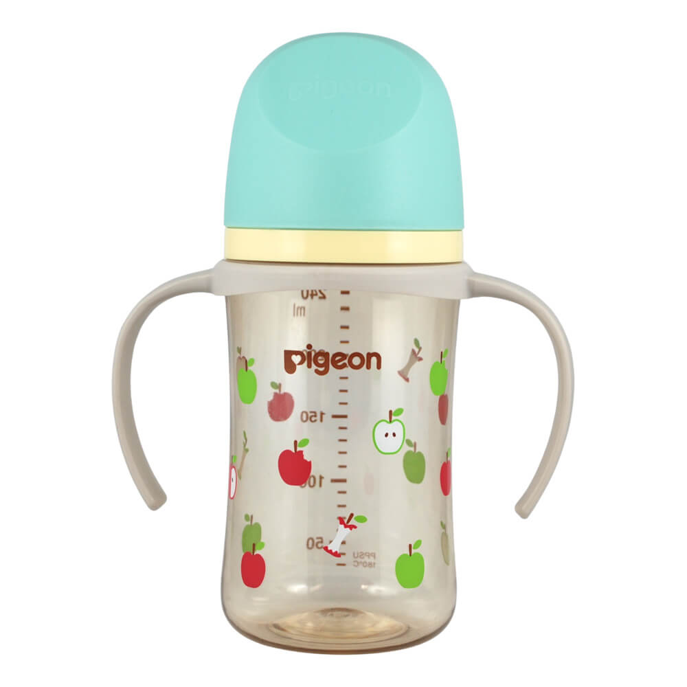 Mamadera Softouch  Apple 1 con Asa 240 ml