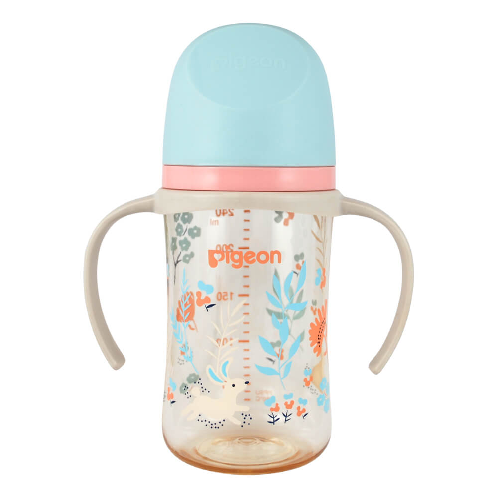 Biberon Softouch Pigeon Conejitos 1 con Asa 240 ML