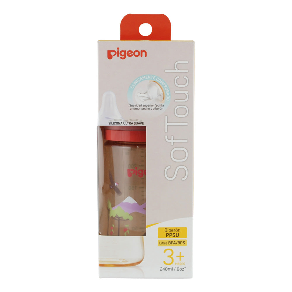 Mamadera PPSU "Pequeño Chile 1" SofTouch Pigeon 31211