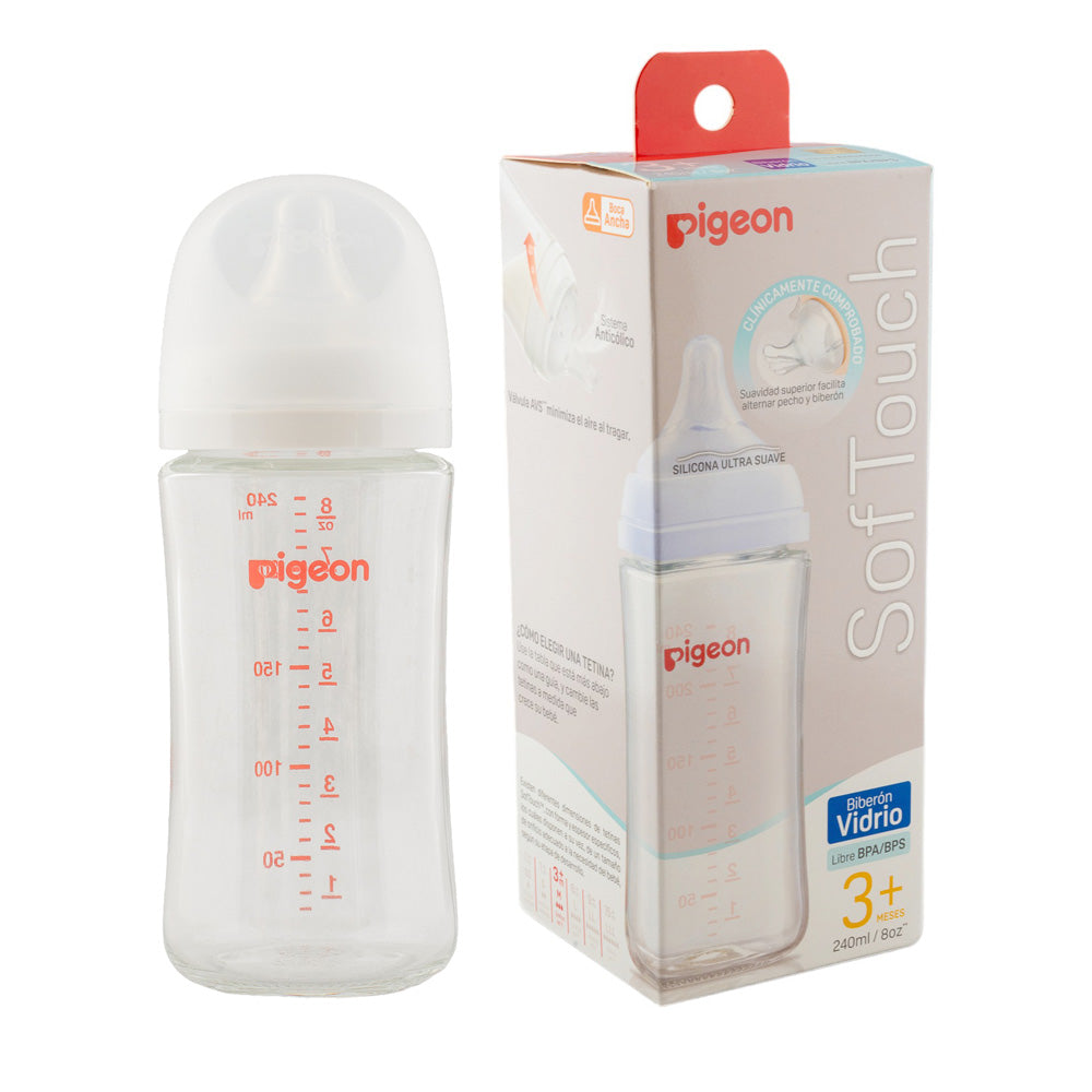 Mamadera Softouch  Vidrio 240 ml