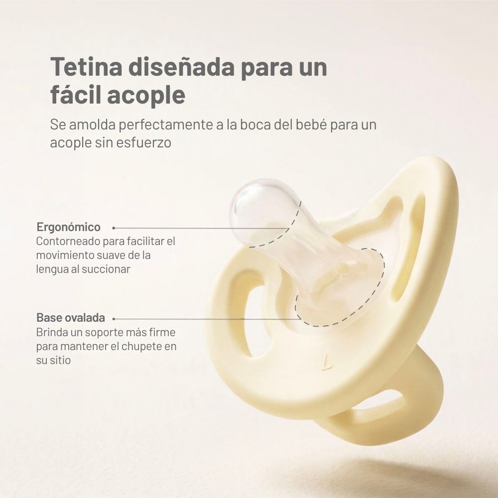 Chupete c/estuche SoftBuddy Pigeon – Talla M Verde