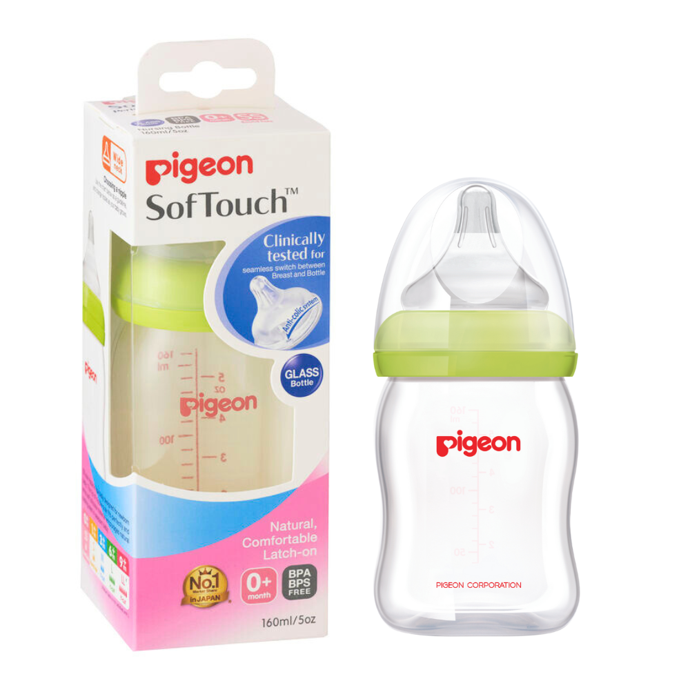 Mamadera Anti-cólicos Softouch Vidrio 160 Ml