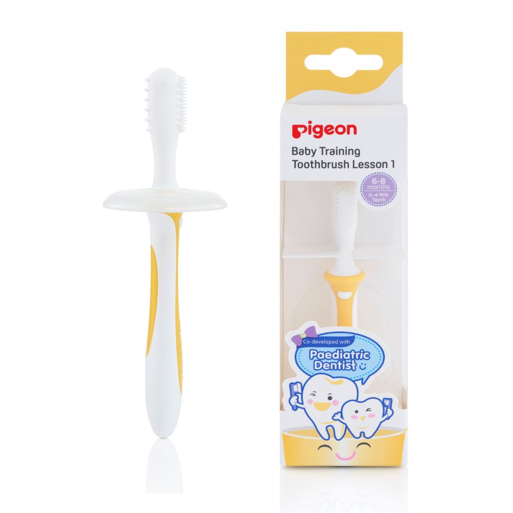 Cepillo Dental De Aprendizaje Amarillo Paso 1