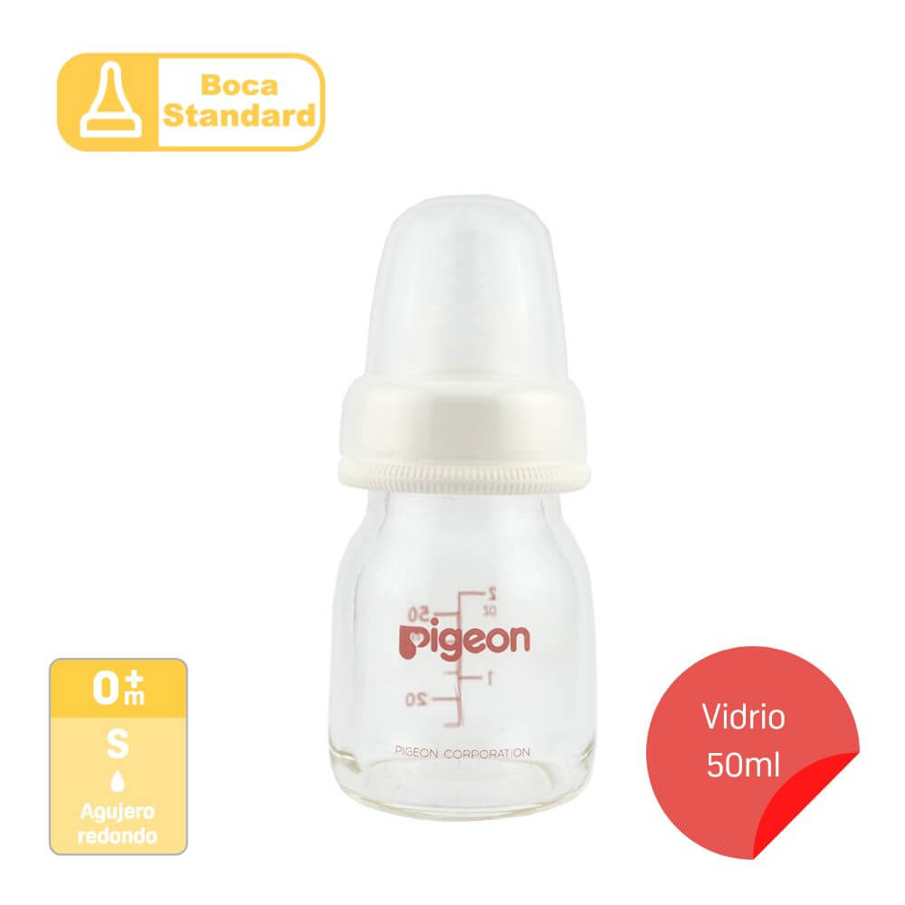 Mamadera  Boca Standard (vidrio) 50 Ml