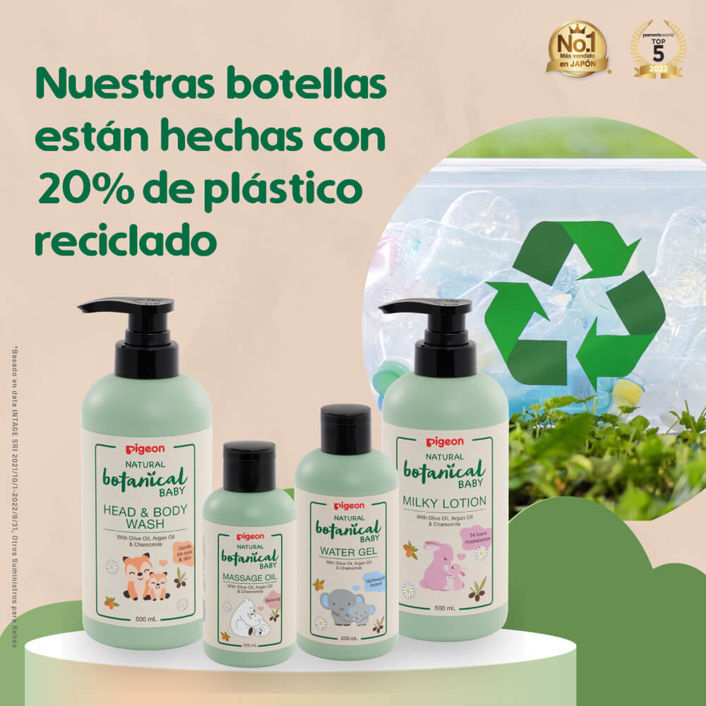 Botanical Baby Head & Body Wash 500ml c/dosificador