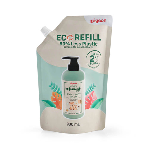 Botanical Baby Head & Body Wash Recarga 900ml