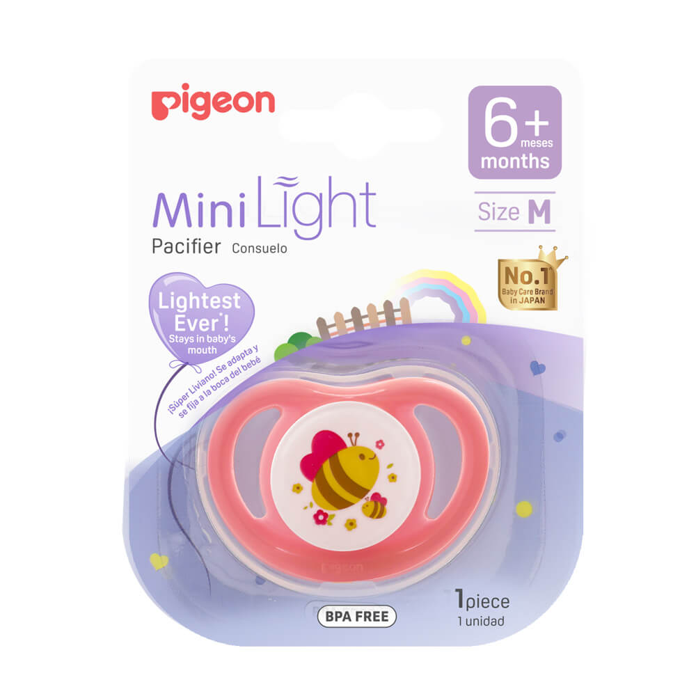 Chupete Odontológico Mini Light Talla M (Rosado)
