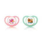Chupete Odontológico Mini Light Talla S 2 Un Rosa-Verde