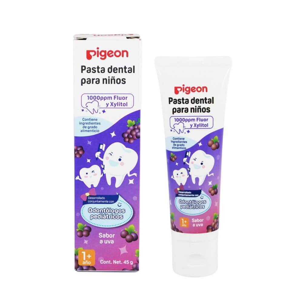Pasta Dental Para Niños Sabor A Uva 45grs