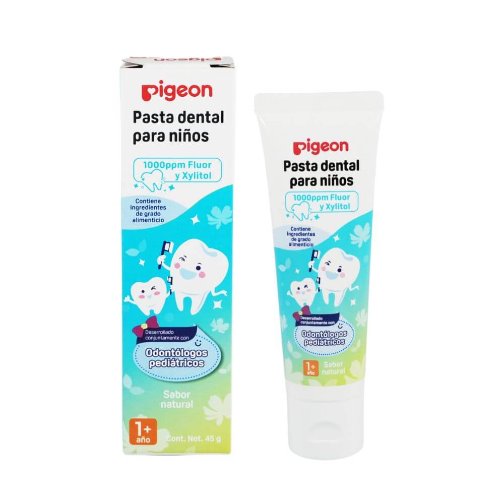 Pasta Dental Para Niños Sabor Natural 45grs
