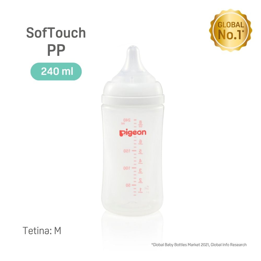 Set de Bienvenida Mamaderas Pigeon Softouch  (PPACK80902)